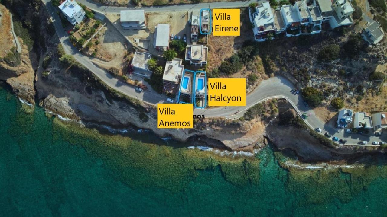 Anemos-Halcyon-Eirene Villa Мохлос Екстериор снимка